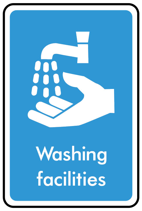 Information Signs - Washing Facilities