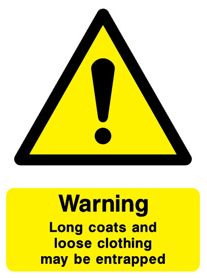 Lift And Escalator Safety - Long Coats And Loose Clothing