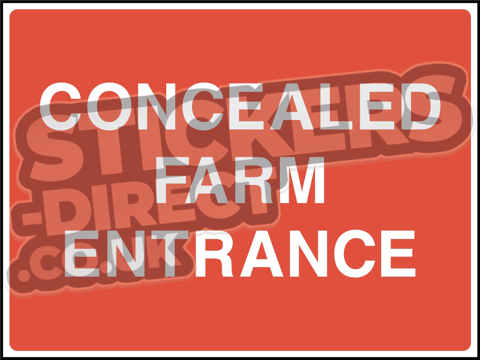 CONCEALED FARM ENTRANCE