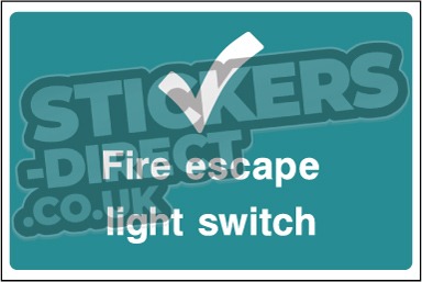 Fire Escape Light Switch