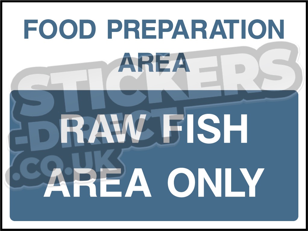 Food Processing & Hygiene - Raw Fish area Only