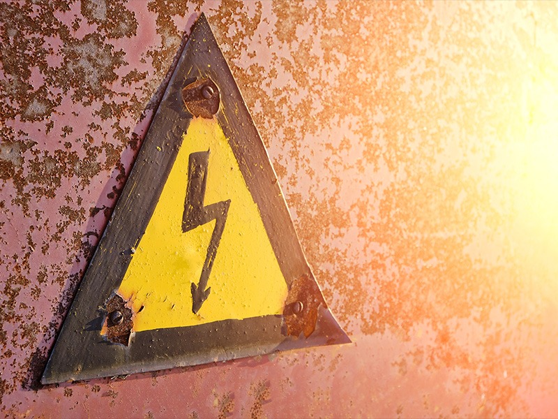 Warning - Electrical Hazard